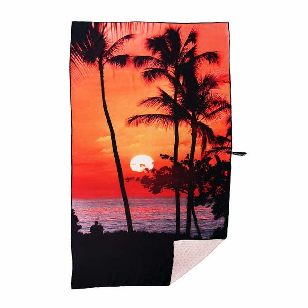 Whitley Willows Reversible Microfiber Printed Beach Towels 35" x 70" - Sunset